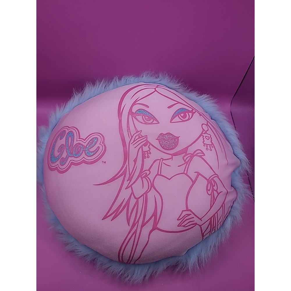 Bratz Cloe MGA Home Decor Pillow Room Pink Round